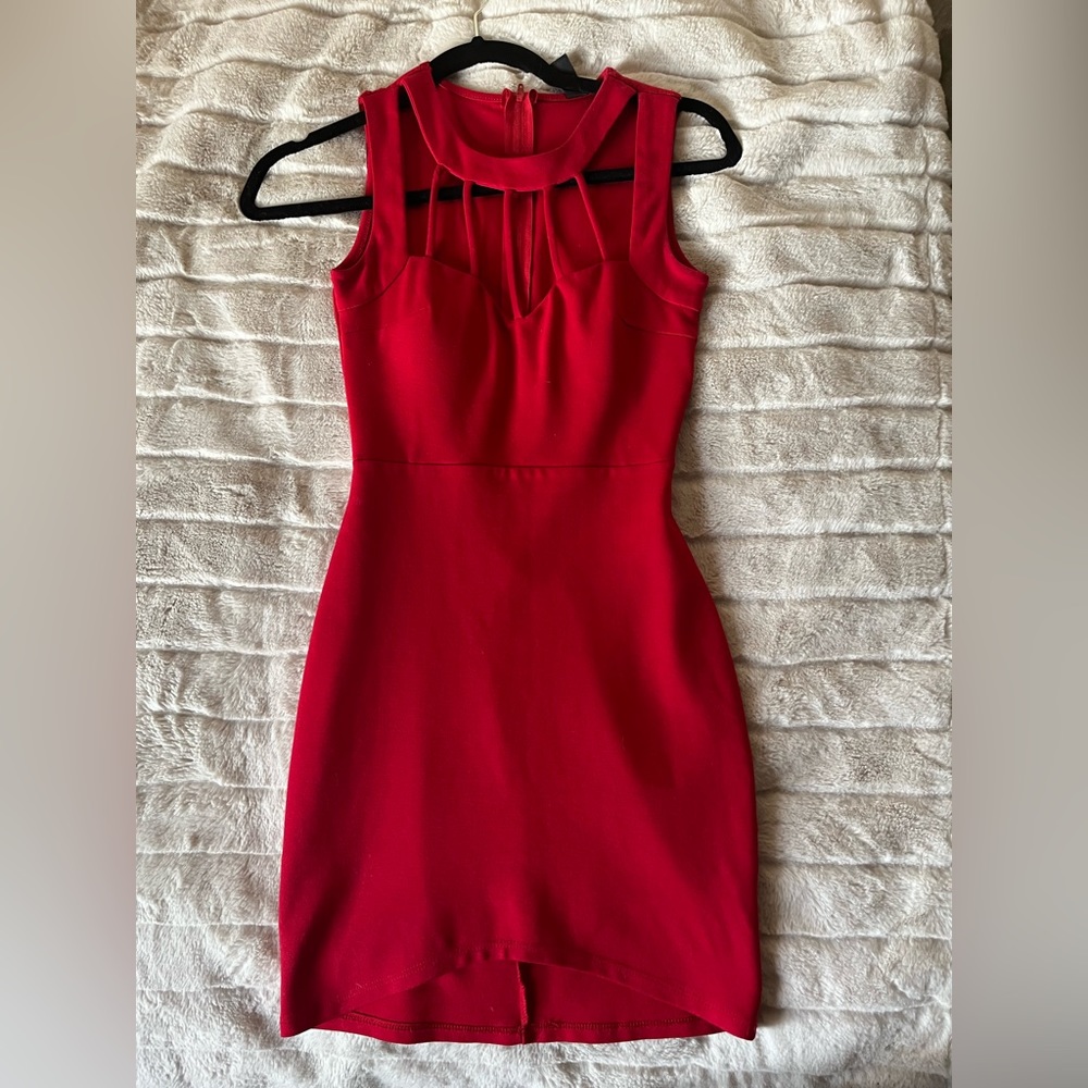Lulu’s Red Dress Mini/Midi